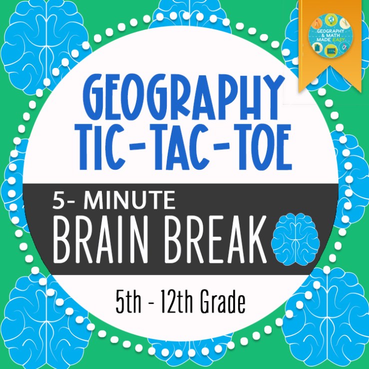 GEOGRAPHY BRAIN BREAK                     (FREE RESOURCE)
