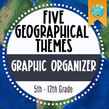 5 Geographical Themes Graphic Organizer Free Resource