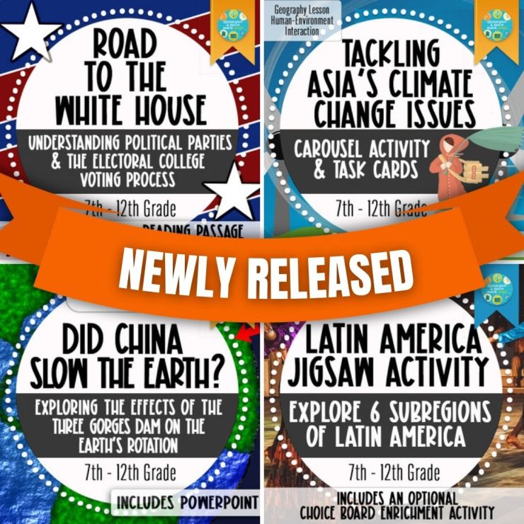 Recently Released Geography Resources