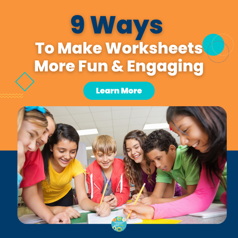 9 Ways to Make Worksheets More Fun & Engaging