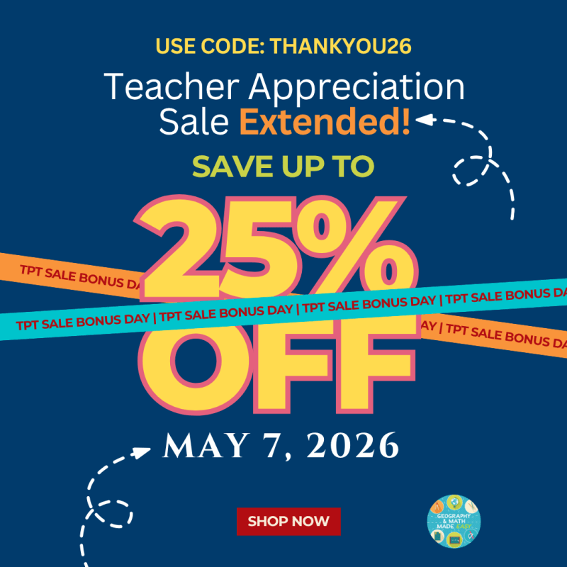 Teacher Appreciation Sale— Extended May 7