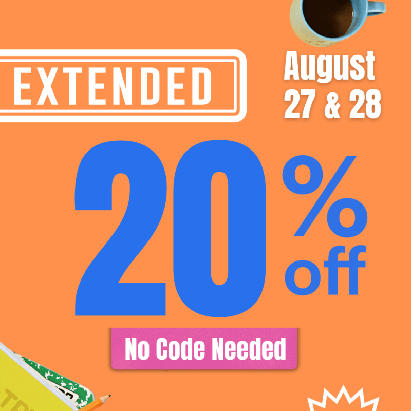 BONUS SALE EXTENDED!  ⏰